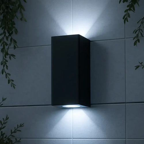 Aplique Pared Santa Luz Bd-33 Negro