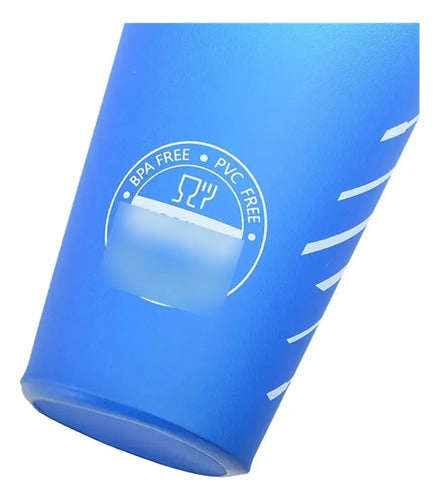 Vaso Flexible Plegable Aonijie 200ml Azul para Running · 16731 · foto 02