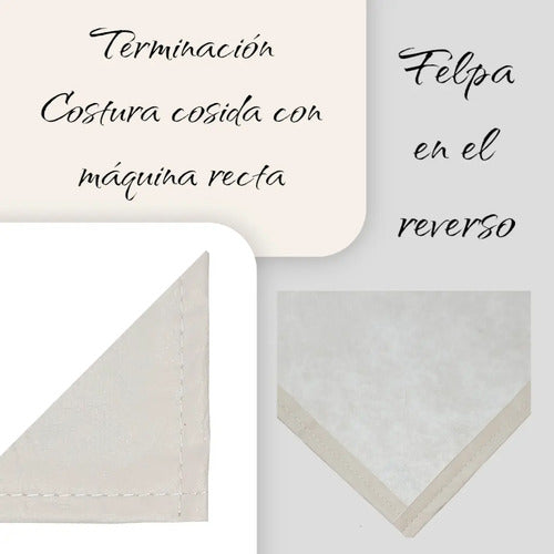 Mantel Duart 2m X 1.4m Ecocuero Impermeable Beige