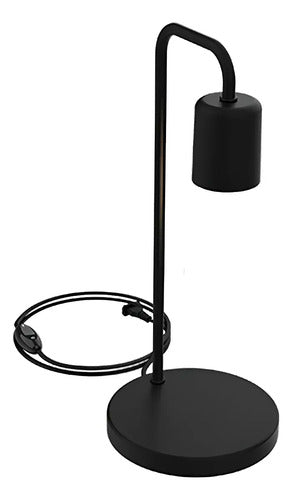 Lampara Mesa De Luz Velador Vintage Led Escritorio