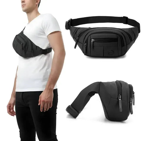 Riñonera Hombre Mujer Impermeable Celular Deporte Bandolera