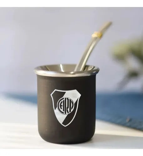Mate Acero Inoxidable Globalross Térmico Negro River
