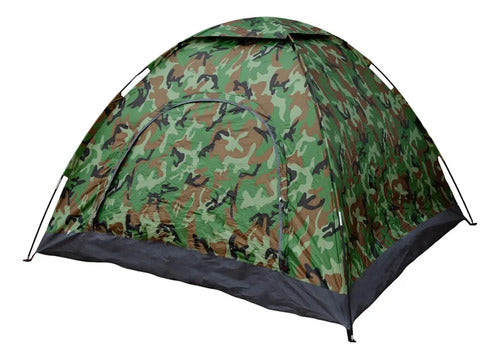 Carpa Dakota para 4 Personas Automática 200x200cm Verde Militar · 16854 · foto 06