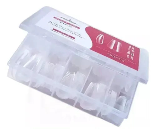 Tips Soft Gel Paris Night Almendra 06 x100 Transparente · 16645 · foto 03