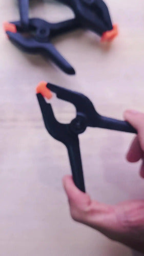 Pinza Sujetador Madera Telas Modulos Res