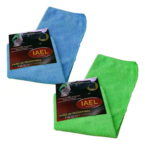 Paño Microfibra 40x40cm Iael Lm-002 Limpieza Superficies
