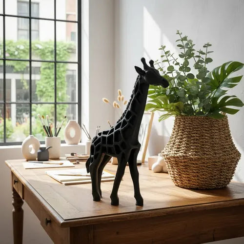 Estatua Decorativa Moderna Original Samago Jirafa 24cm