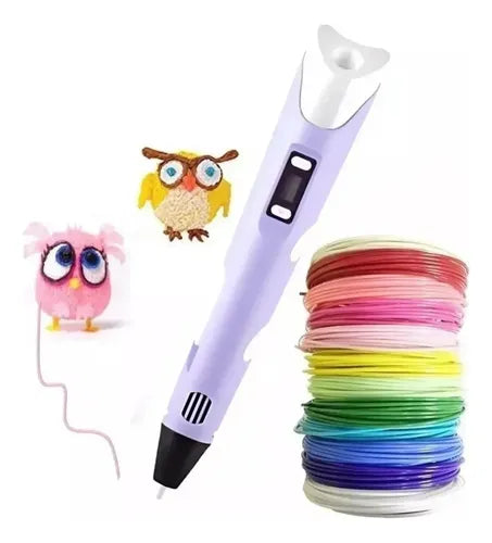 Lápiz 3D PEN-2 Filamentos ABS y PLA Amarillo · 7005 · foto 07