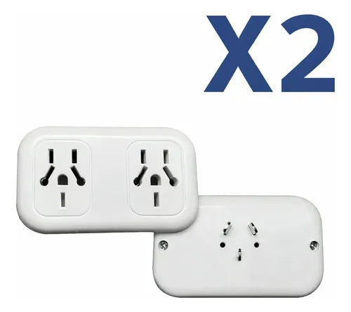 Enchufe Adaptador Multinorma Universal Pack X2