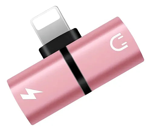 Adaptador 2 En 1 Splitter Carga Audio Para iPad iPhone Premi