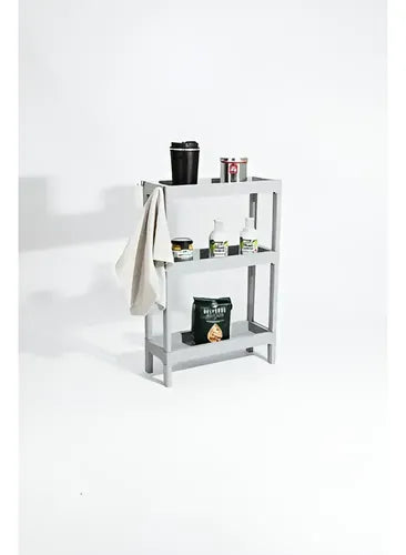 Organizador Estantes Cocina Alacena Multiuso Especiero Blanc Gris · 18849 · foto 04