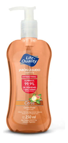 Life Quality Jabón Líquido Antibacterial Citrus 250ml