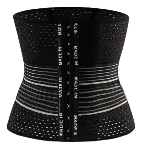 Faja Reductora Corset Postural 6 Hileras Negro Talle S · 17121 · foto 03
