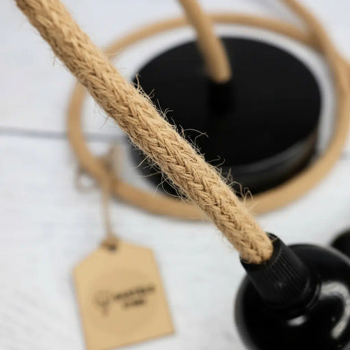 Colgante De Techo C/base Florón Y Cable
