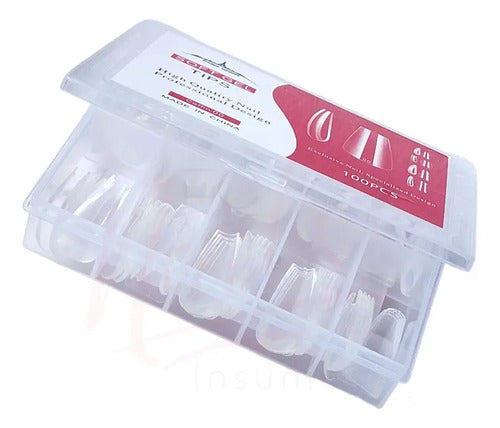 Tips Paris Night Soft Gel Y Press On Coffin 0 X100