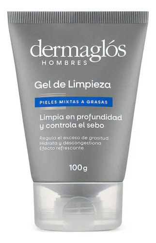 Gel De Limpieza Dermaglós Hombres Refrescante 100g Momento De Aplicación Día/noche Tipo De Piel Todo Tipo De Piel