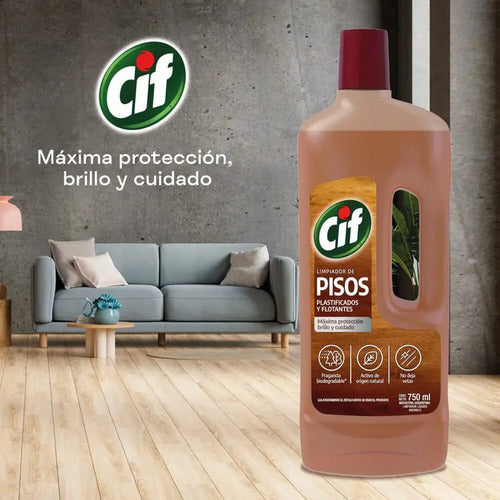 Cif Limpiador Pisos Plastificados Y Flotantes 750 Ml