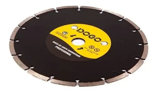 Disco De Corte Diamantado Dogo Dog55030 230mm Carburo Superficies Variadas Negro