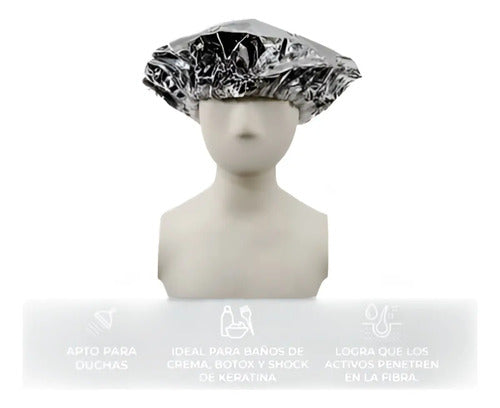 Gorro Metalizado Otamen para Tratamientos Capilares No Eléctrico · 1920 · foto 03
