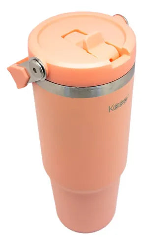 Botella Insulada Keep con Mango 850 ml Coral Claro · 16981 · foto 03