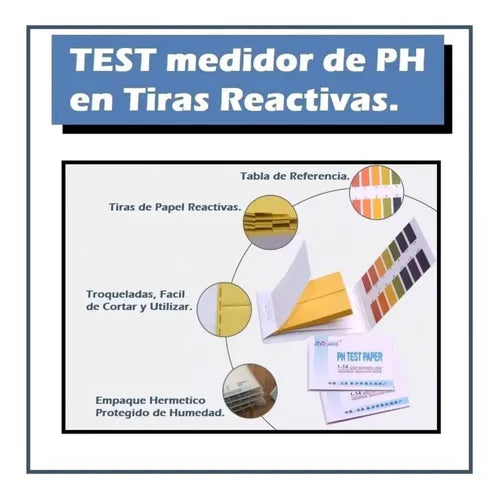 Caja Medidor Ph 20 Block 80 Tiras - 1600