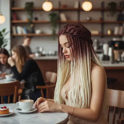 Extensiones Pelo Kanekalon Trenzas Africana B39 Marron Rubio