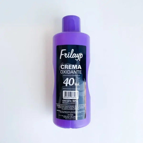 Crema Oxidante Frilayp 40 Vol 920 Ml Sin Amoníaco Sin Tono