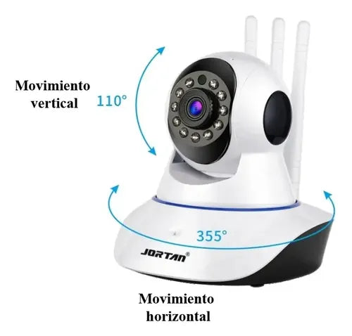 Pack X2 Camara Ip Wifi P2p Hd Seguridad Inalambrica Audio