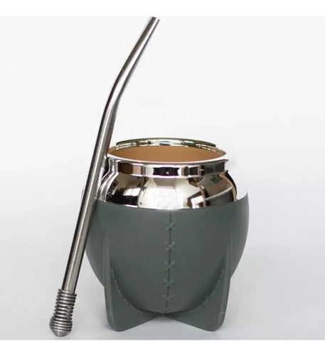 Mate Pampa Uruguayo Torpedo Termico + Bombilla + Packaging