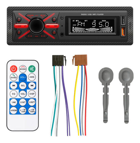 Estéreo Bluetooth Frente Desmontable Neg