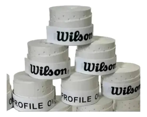 Overgrip Wilson Perforado para Tenis y Pádel Pack x3 Blanco · 16928 · foto 02