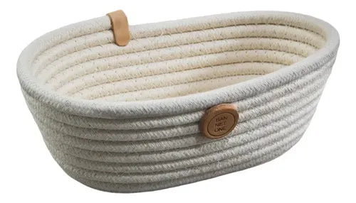 Banneton Ovalado 25x15x9 cm para Masa Madre Crudo · 4085 · foto 01
