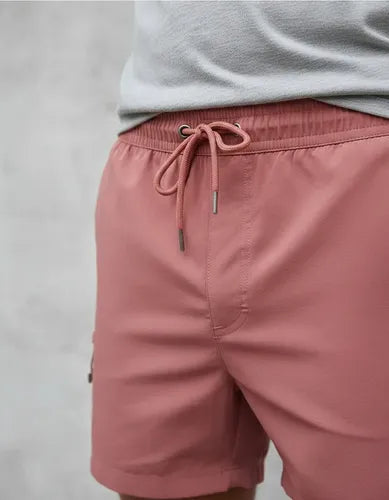 Malla Lisa Traje De Baño Short Liso Coral Lisa Xl