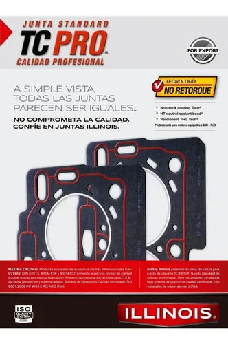 Junta Cilindro Illinois Tc-529-15 1.6 1u