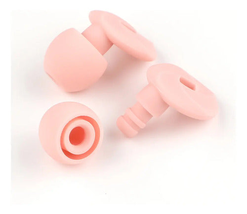 Tapones De Oido Con Noise Cancelling Earplugs - Color Rosa