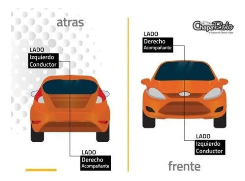 Juego Pasarrueda Delantero Vw Gol Trend Voyage Saveiro