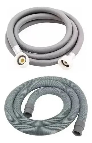 Manguera Flexible Carga Lavarropas 1.20mt + Descarga 1.20mt