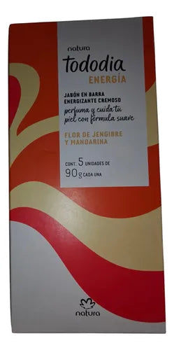 Jabon Natura 100g Flor De Jengibre Y Mandarina