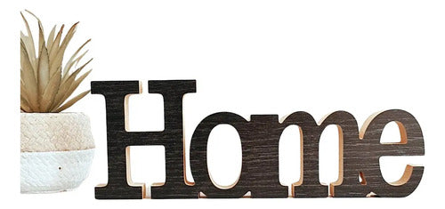 Palabra Decorativa Kov Design Home Negro Home Paraíso