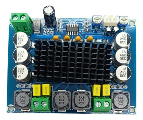 Modulo Amplificador Audio Xh-m543 Tpa3116d2 2x120w Azul