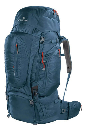 Mochila Ferrino Transalp 60 Litros para Trekking y Camping Azul · 16908 · foto 01