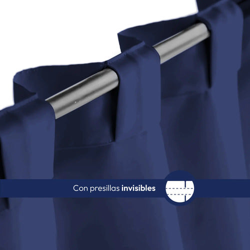 Cortinas Blackout Textil Living 130x210 Bordó