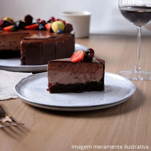 Plato Postre Porto Brasil Cerâmica 1431118601 Blanco Lisa