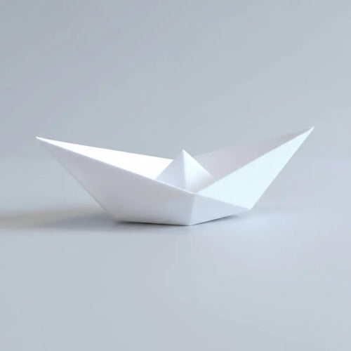 Decoración Adorno Barco De Papel Moderno