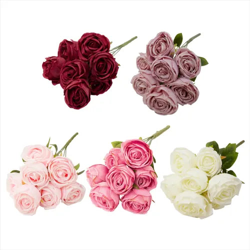 Ramo Artificial Gigante De Rosas Olivia 43cm Flores