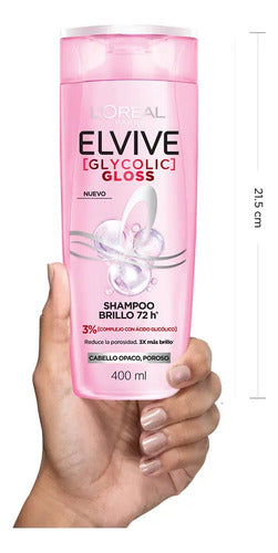 Shampoo Elvive Glycolic Gloss 400ml L'Oréal Paris · 17626 · foto 09