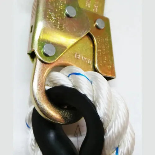 Mosquetón de Seguridad de Acero 18mm Ojo y Doble Traba Dorado Oscuro · 16822 · foto 04