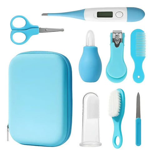 Set de Higiene Vitania para Bebé Recién Nacido 8 Piezas Celeste · 17586 · foto 01