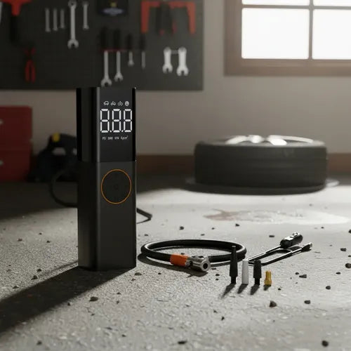 Mini Inflador De Aire Potente Portátil Newtek Para Auto Moto Bicicleta