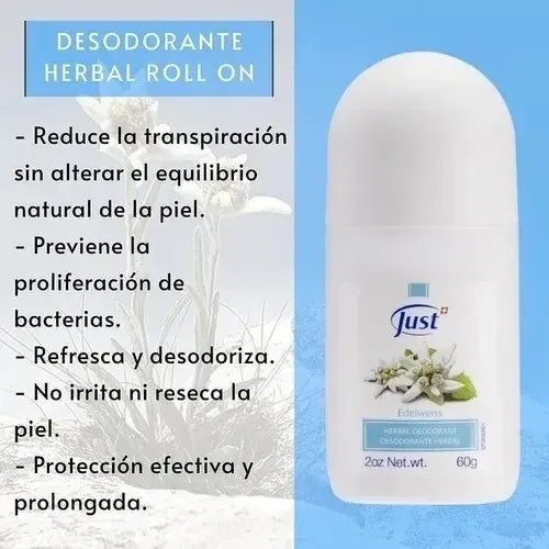 Antitranspirante Roll On Just Edelweiss 50g · 17429 · foto 09